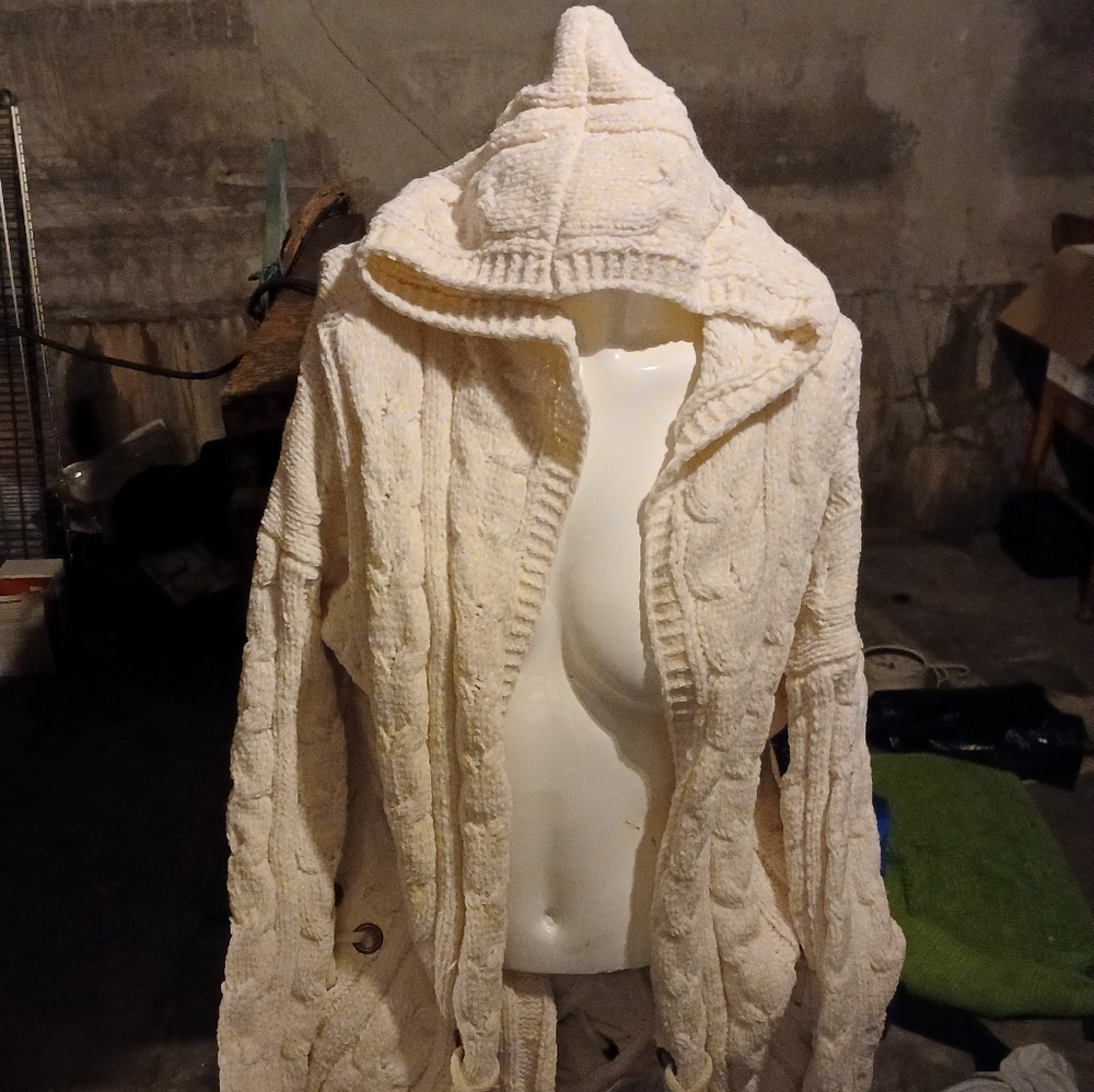 Adora Hooded Long sleeve cardigan sweater